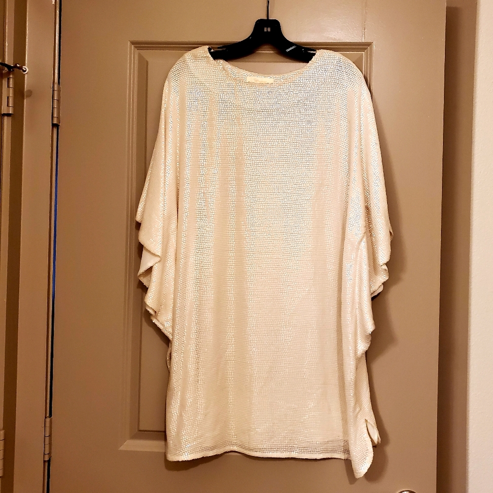 Erin Fetherston Ivory Sequin Dress